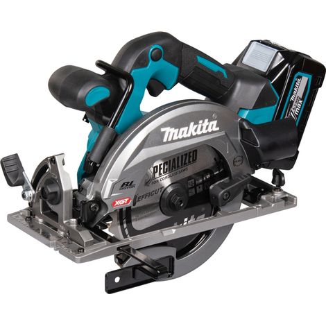 Makita Werkzeug - 40V Akku-Handkreissäge 165 mm, 2x Akku 2,5 Ah Li-Ion XGT, Ladegerät HS012GD201 (1/5)