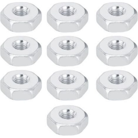 Lot de 10 Écrous Hexagonaux 8mm Inox pour Chaîne de Tronçonneuse - Protège-écrou Guidon Robuste et Durable (1/5)