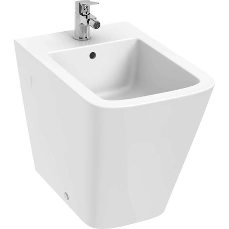 Jika Pure Style - Standbidet, mit Überlauf, mit Hahnloch, weiß H8324200003021 (1/3)
