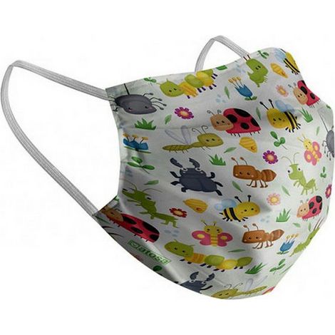 Masque en tissu hygiénique réutilisable Enfant Insectes