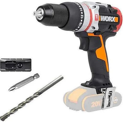 Worx WX354.9 perceuse à percussion sans fil noire 20 V (1/3)