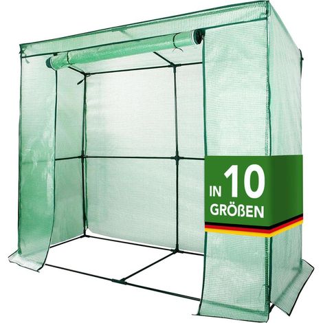 Mini Serre de jardin, 77 x 200 x 169 cm (1/5)