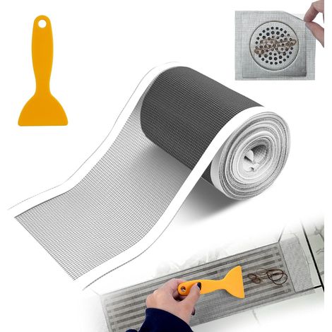 Filtre jetable pour bonde, anti-obstruction et anti-insectes, adapté évier cuisine et siphon salle de bain (1/5)
