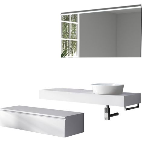 Ensemble de salle de bain 5 pièces ASTRA blanc (1/5)