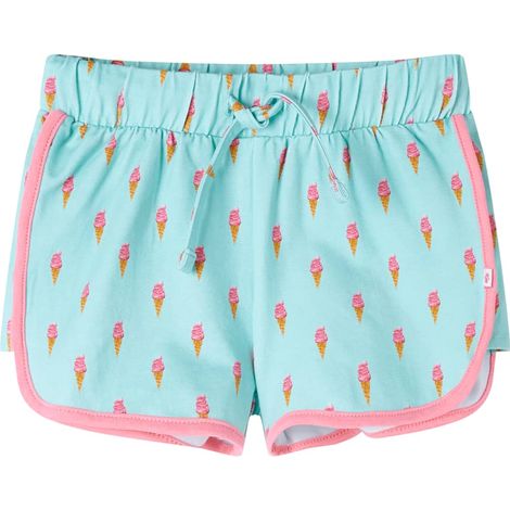 Short pour enfants avec cordon menthe clair 116 (1/5)