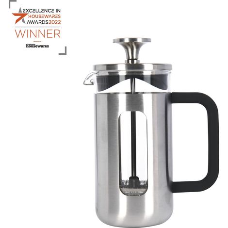 LA CAFETIERE Pisa 3 Tassen (gebürstetes Chrom)