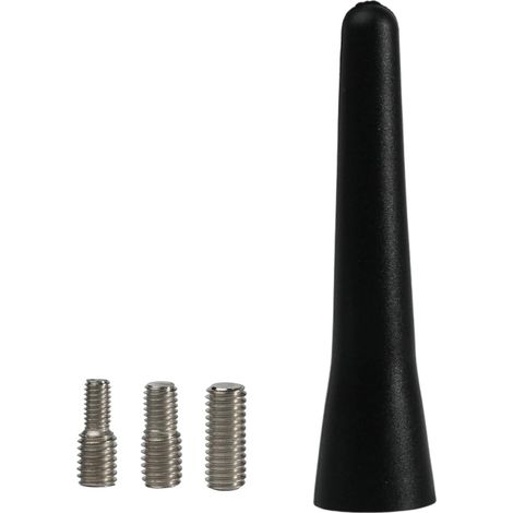 Antenne Voiture Courte,6.5cm,avec Réception FM AM Dab,Conception Robuste Étanche,Adaptateur M4 M5 M6,Installation Facile pour Divers Véhicules Urbains,Mini Antenne Radio Voiture (1/5)