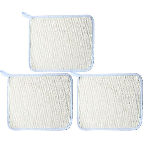 Lot de 3 gants de bain exfoliants (1/3)