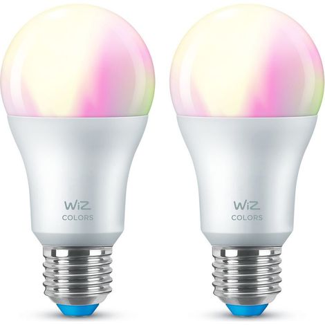 Wiz Philips Farbige A60 LED Glühbirne Weiß 8W (1/5)