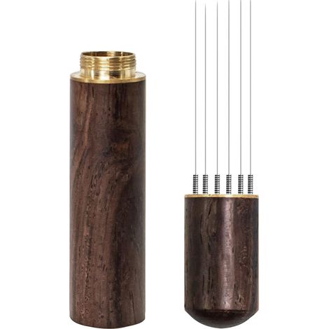 Dispensador de polvo para tela de 6 puntas (2 piezas), accesorios para café, portátil, 0,4 mm //
