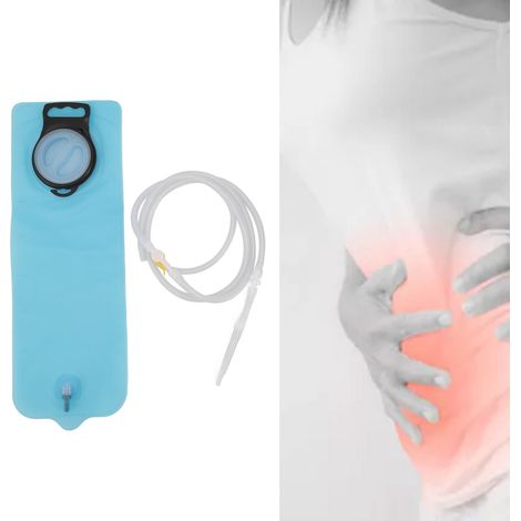 TPU-Darmbidet-Set mit S-Haken und Reinigungsdüsen – 3-Liter-Einlaufset für medizinische und häusliche Zwecke (1/5)