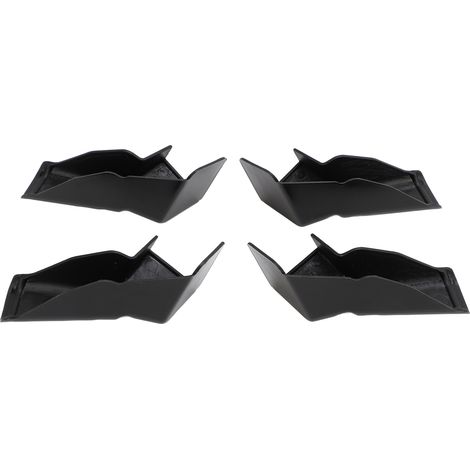 Becs de gouttière pour camping-car, 4 pièces, dirigent l'eau de pluie loin de l'extension pour la plupart des camping-cars, noirs (1/5)