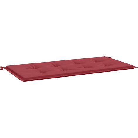 Cuscino per Seduta Cuscino per Panca Rosso Vino 120x50x3 cm in Tessuto Oxford (1/5)