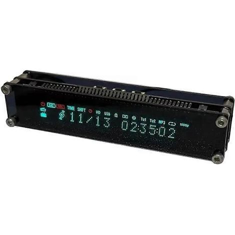 Horloge VFD à affichage fluorescent sous vide, minuterie Wi-Fi, calibration automatique, ambiance gaming, décoration de bureau (1/5)