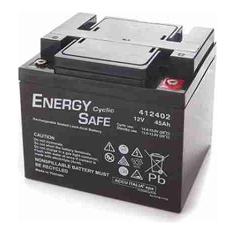 Batteria al Pb AGM VRLA serie Energy Safe Cyclic 12V 45Ah C20 (FM6)