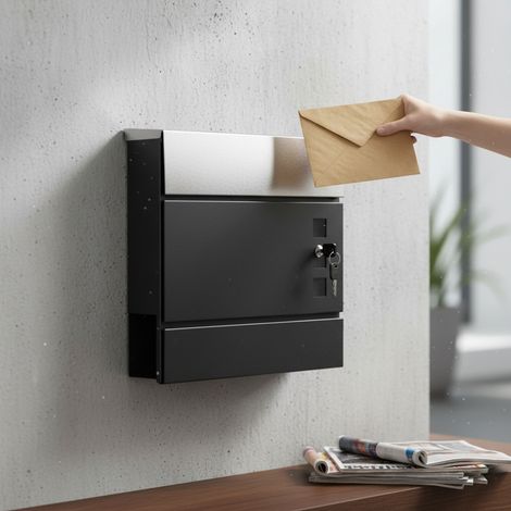 Cassetta postale a parete Melko cassetta postale in acciaio inox design cassetta postale cassetta postale cassetta postale 