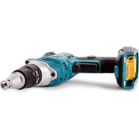 Makita – Visseuse à plaque de plâtre 18V avec 2 batteries 3.0Ah – Moteur sans balais – Technologie XPT pour chantiers humides – Coffret MakPac — vue 4