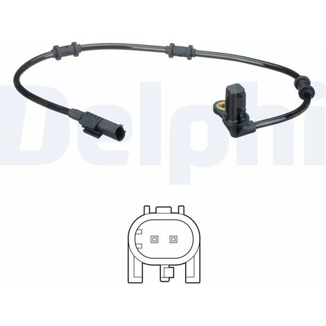Capteur, vitesse de roue Delphi Technologies SS20593 MERCEDES-BENZ 1635422118
