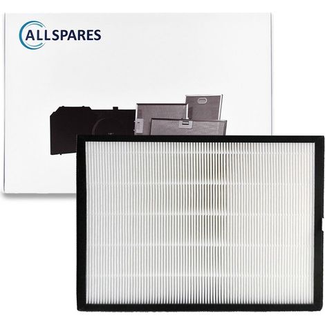 Filtro HEPA NanoProtect S3 de AllSpares para purificadores de aire compatibles con Philips FY3433/10 (370 x 270 x 50 mm)