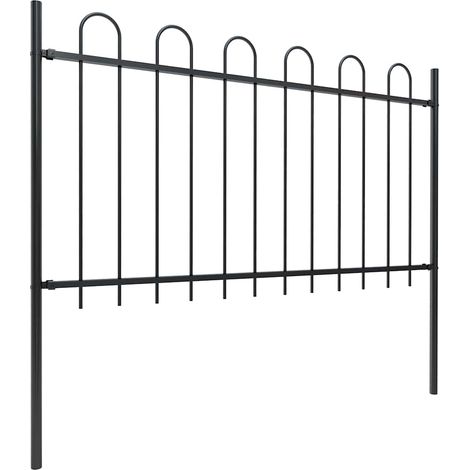 Maison Exclusive - Gartenzaun  Stahl  Robust  Modern
