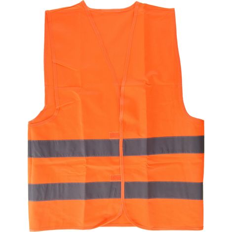 VOREL 74662 GILET DE SÉCURITÉ ORANGE TAILLE XXL