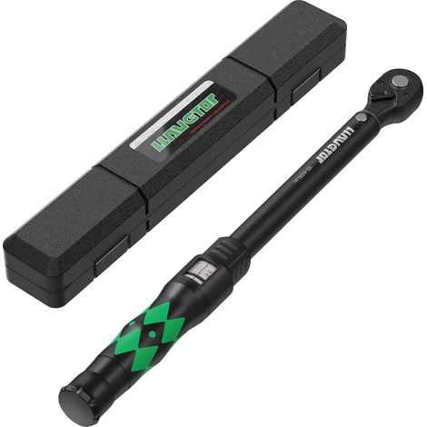 Clé Dynamométrique 3/8", Haute Précision ±3%, 10-60 Nm, 72 Dents à Cliquet Réversible pour Vélo y Moto D'entretien, Remplacement de Bougie D'allumage Auto - 1PCS(10-60 Nm) (1/5)