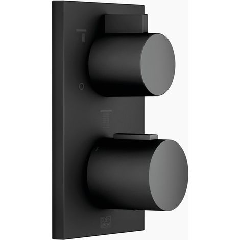 Thermostat caché de Dornbracht avec contrôle du débit à trois
