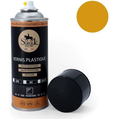 Pintura plástica de alta resistencia: interior y exterior SOFOLK - 10-CARAMEL MATE - Aerosol 400ml (1/2)