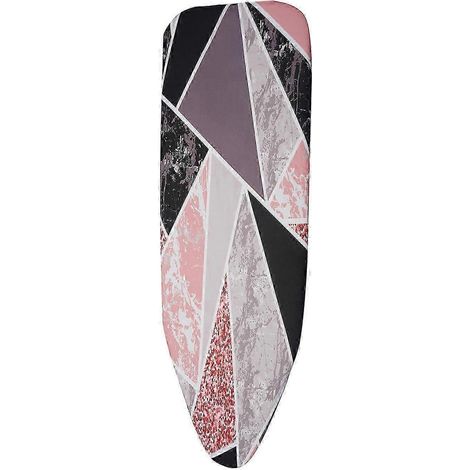 Housse de table à repasser en tissu marbré 140x49CM, protection pliable pour fer à repasser, protège-vêtements js (1/5)