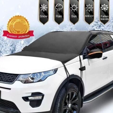 Couverture Pare-Brise Voiture, Bâche Pare Brise Protection Magnétique, Protege Pare Brise Givre 205150cm (1/5)