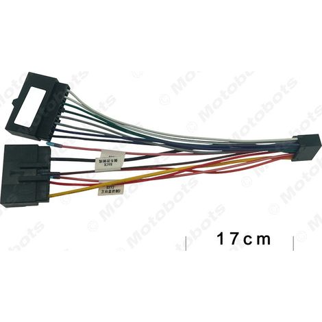 16-pin power cable for 2004-2007 Ford Mondeo car audio/video upgrade. (1/4)