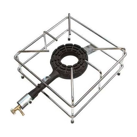 Horno grande de hierro fundido para quemador