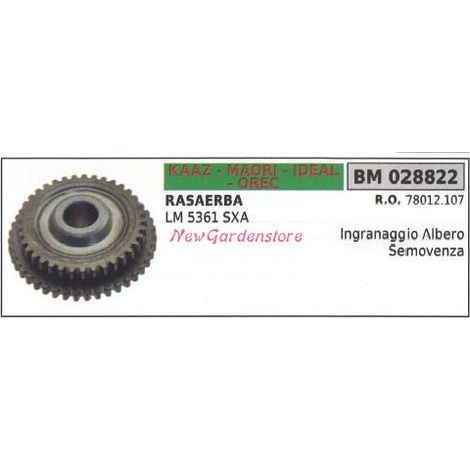 Albero ingranaggio semovenza KAAZ rasaerba tosaerba tagliaerba LM5361SXA 028822