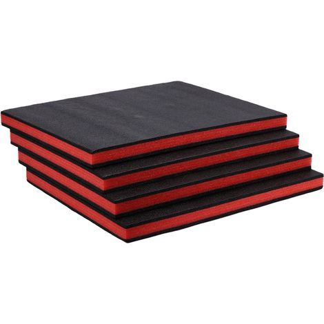4 Sheets of Foam for Toolboxes 50x40x3.5cm - Cuttable Polyethylene for Rigid Chests and Drawers (1/5)