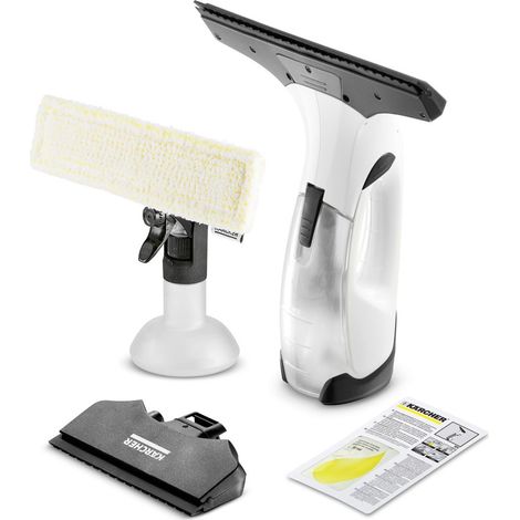 Kärcher – Nettoyeur de vitres WV2 plus N sans fil – Aspiration électrique – Autonomie 35 min – Largeur de travail 280 mm – Nettoyage hygiénique