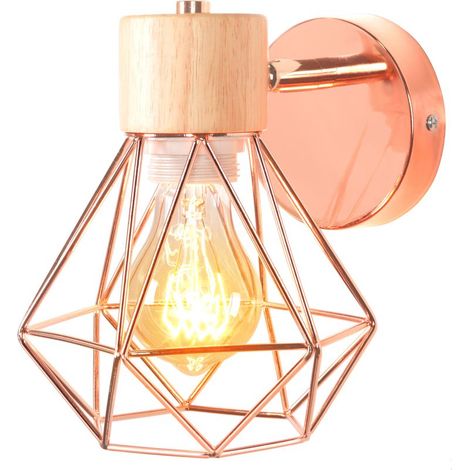 Applique Murale Rétro 15CM Lampe Murale Moderne Applique Murale D'Intérieur En Métal, Angle Réglable, Or Rose, Pour Chambre À Coucher, Bureau (1/5)