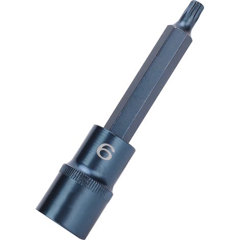 Embout de douille 12 pans en acier allié S2 antirouille, outil de clé rapide pneumatique/électrique (1/5)