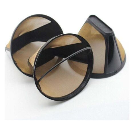 304 Stainless Steel Coffee Filter Gold Coffee Net Water Powder Separation Outlet Tea Infuser Coffee Machine Filter (1/4)