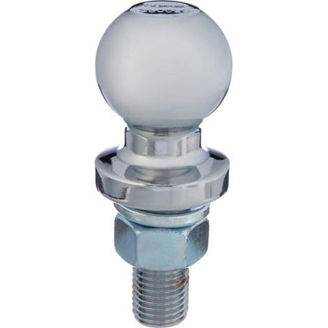 1 Boule d'attelage,Filetage M19,Diamètre 50 mm,Avec écrou et anneau ressort,Pour remorque jusqu'à 3500 kg (1/3)