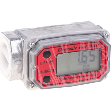 Digitaler Turbinen-Durchflussmesser mit LCD-Anzeige, Durchflussmesser für Gas, Heizöl und Öl zur Messung (1/5)