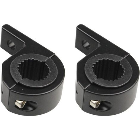 Off-road motorcycle fog light bracket (30 mm), LED fog light bracket for cars, 6-shaped mounting clip (1/3)