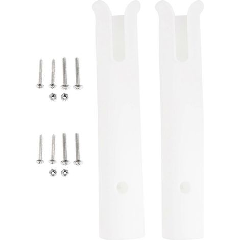 2 stücke Kunststoff Angelrute Halter Angelrute Rack Fisch Stange Rohr Yacht Angelrute Rahmen für Boot Wh (1/5)