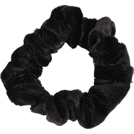 10er-Pack schwarze Samt-Haargummis, Haargummis, Haarbänder (1/5)