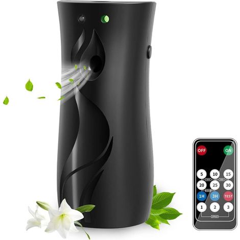 Désodorisant automatique mural autoportant pulvérisateur de parfum avec télécommande pour la maison, la salle de bain, l'hôtel, le bureau (1/5)