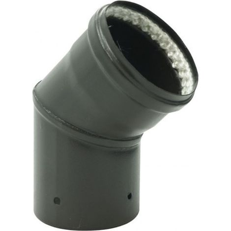 Codo de 90° Email Mate Negro D080