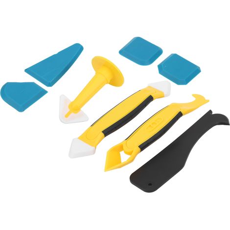 Kit 8 pièces lisseur joints silicone portable spatule racloir mastic outil multi-usage (1/5)