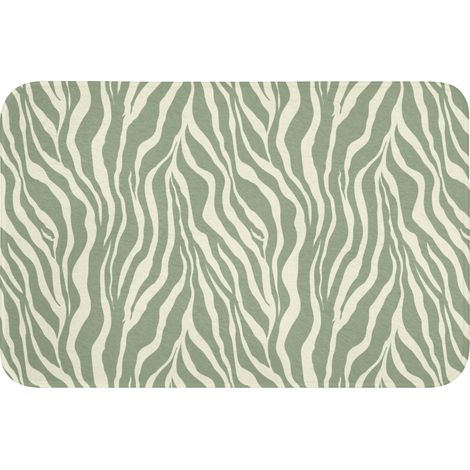 TAPPETINO DA BAGNO Zebra - Motivo - Verde 60x40 cm