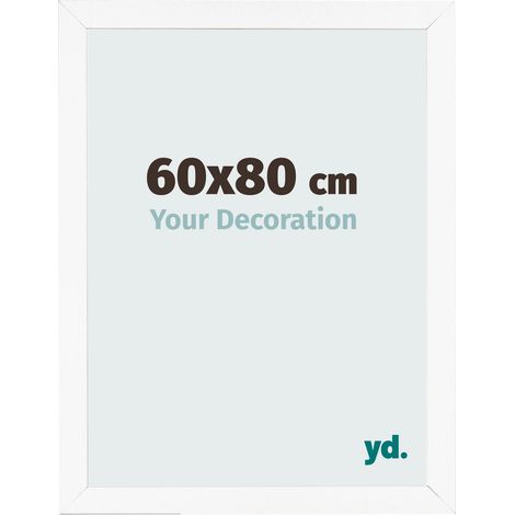 yd. - Cadre photo 60x80 - Blanc Mat - MDF - Bologna (1/5)