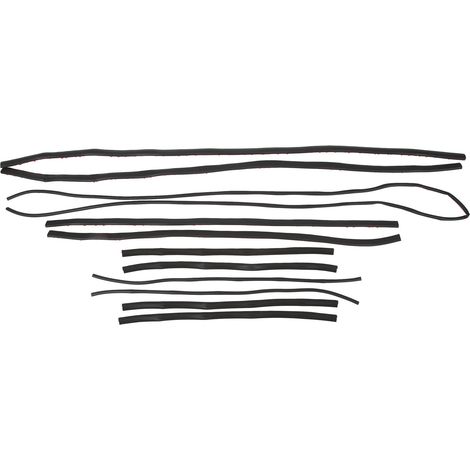Lot de six bandes d'étanchéité en caoutchouc pour automobile, réduction du bruit et isolation acoustique, bandes d'étanchéité pour coffre, adaptées à la Tesla Model 3. (1/5)