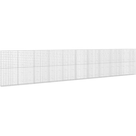 Gabion avec Fil de 5 mm et Maille de 10x10 cm 1050x30x200 cm vidaXL (1/5)